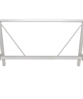 A Frame Bar Base In White 180X70 View From Front
