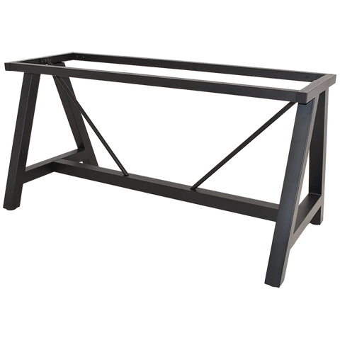 A Frame Table Base In Black 150X70 View From Front Angle
