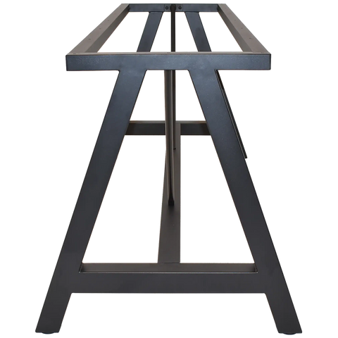 A Frame Table Base In Black 150X70 View From Side