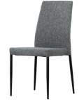 Adelaide Function Chair Custom Upholstery Black Legs Angle From Front