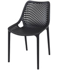 Air Chair By Siesta In Black, Viewed From Angle In Front
