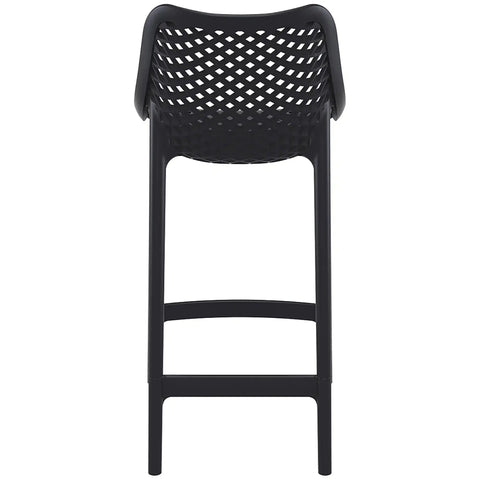 Air Counter Stool By Siesta In Black, Viewed From Behind