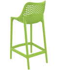 Air Counter Stool By Siesta In Tropical Green, Viewed From Behind On Angle