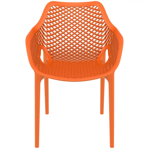 Air XL Armchair By Siesta In Orange, Viewed From Front