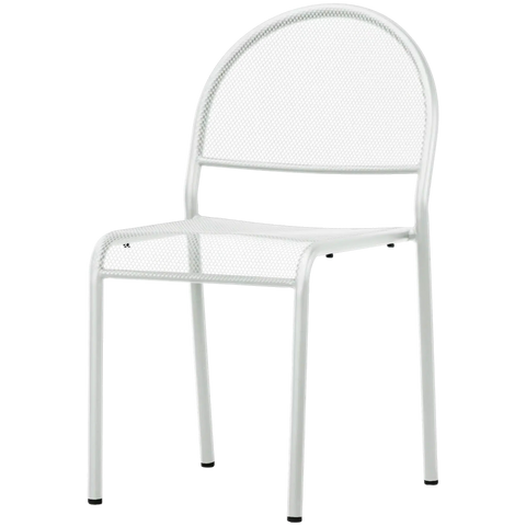 Anita By Dolce Vita Side Chair White, Viewed From Front Angle