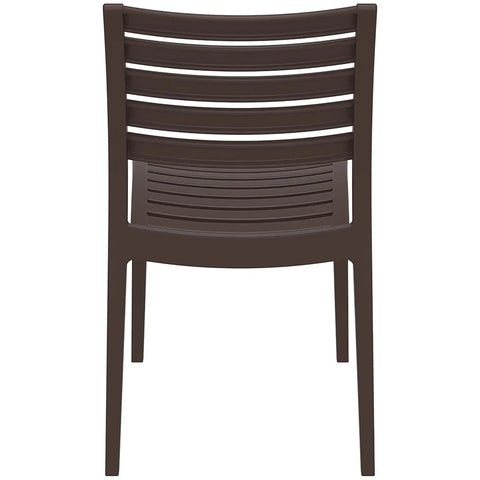 Ares Chair By Siesta In Brown, Viewed From Behind