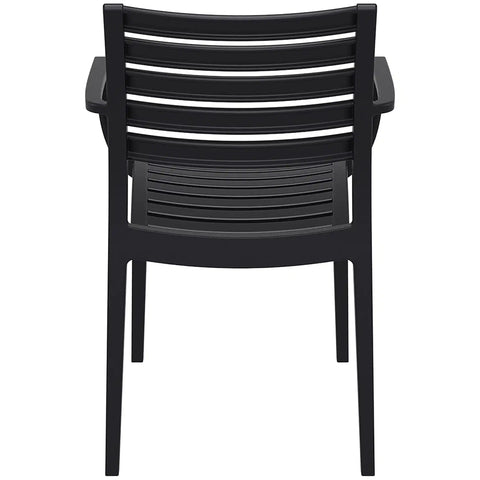 Artemis Armchair By Siesta In Black, Viewed From Behind