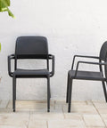 Bora Armchair By Nardi In Anthracite