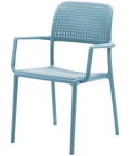Bora Armchair By Nardi In Blue, Viewed From Angle In Front