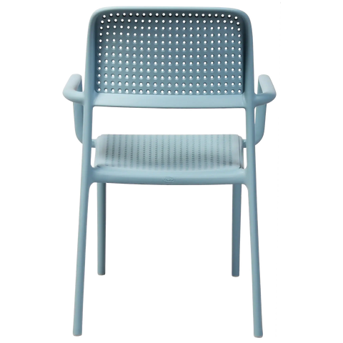 Bora Armchair By Nardi In Blue, Viewed From Behind