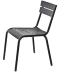 Bordeaux Chair In Black, Viewed From Angle In Front