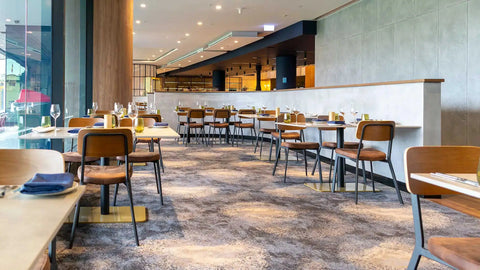 Caprice Side Chair With Custom Upholstery In Main Dining At Bespoke Wine Bar And Kitchen At Adelaide Oval