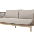 Catalina Lounge 2.5 Seater In Natural Beige, Viewed From Front Angle