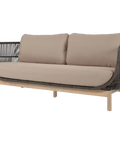 Catalina Lounge 2.5 Seater In Olive Green, Viewed From Front Angle