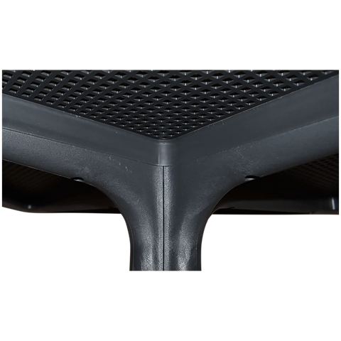 Clip X Table In Anthracite, Viewed From Underside