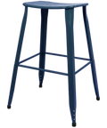 Coleman Counter Stool With Custom Powder Coat Finish, Viewed From Front Angle