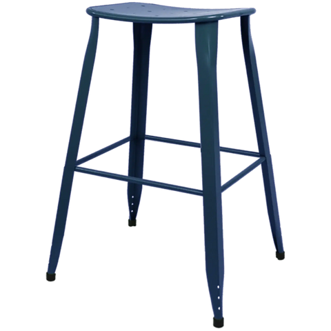 Coleman Counter Stool With Custom Powder Coat Finish, Viewed From Front Angle