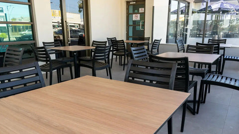 Compact Laminate Table And Ares Chairs By Siesta At The Northern Tavern