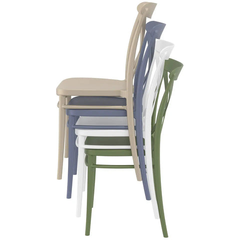 Cross Chair By Siesta In Stack