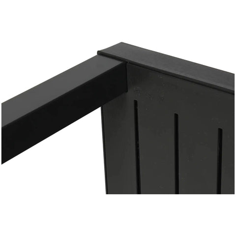 Cube Table In Anthracite, Viewed From Underside Corner