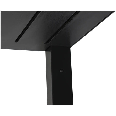 Cube Table In Anthracite, Viewed From Underside