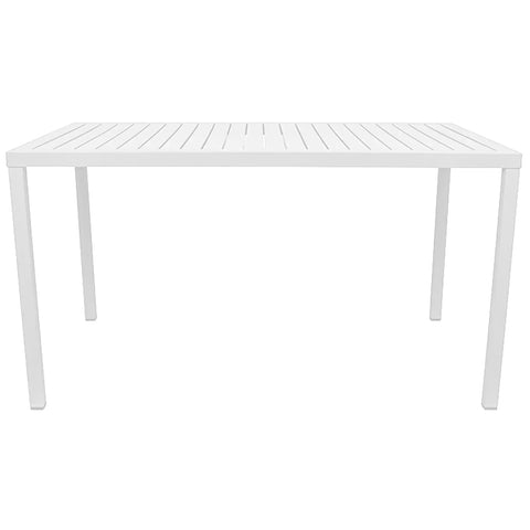 Cube Table In White 1400X800, Viewed From In Front