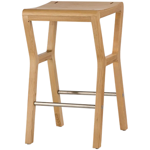 Dita Counter Stool In Natural, Viewed From Front Angle