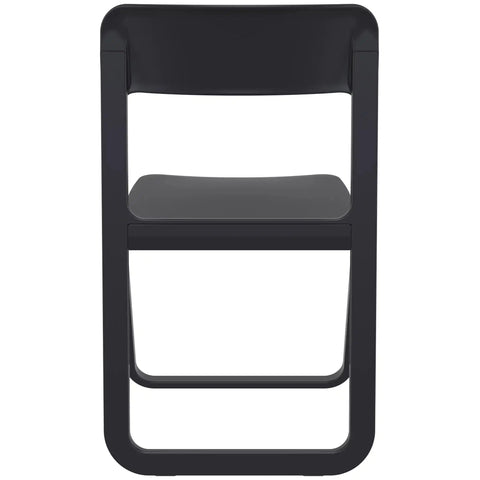 Dream Folding Chair By Siesta In Black, Viewed From Behind