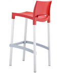 Gio Barstool By Siesta Red, Viewed From Behind On Angle