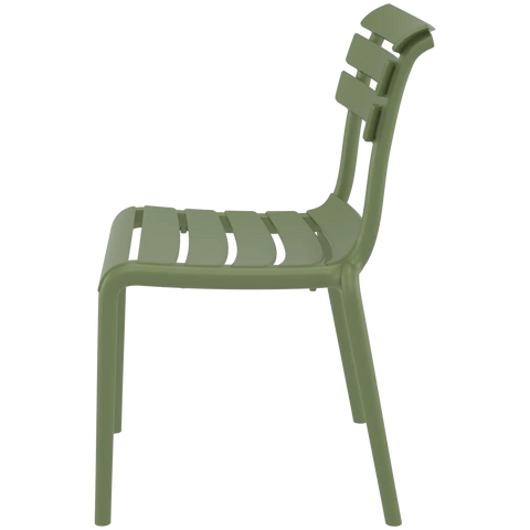 Helen Chair By Siesta In Olive Green Side