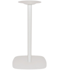 Helsinki Bar Table Base In White, Viewed From Front