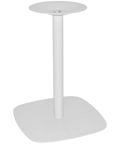 Helsinki Dining Base In White Single 90 View Front Angle