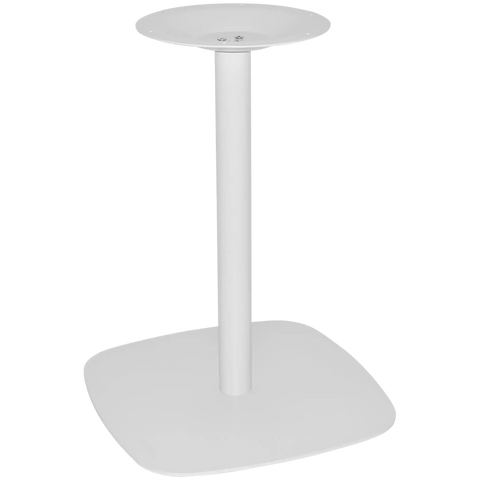 Helsinki Dining Base In White Single 90 View Front Angle