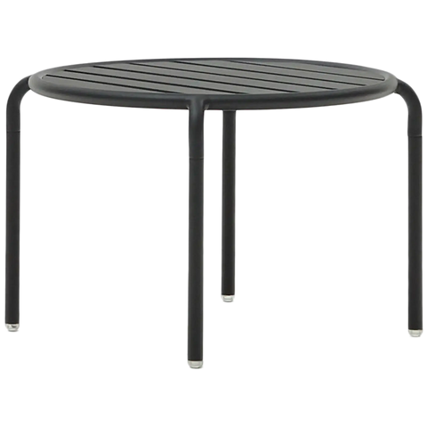 Joncols Coffee Table In Anthracite 680Dia, Viewed From Front Angle