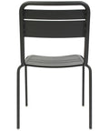 Lambretta Chair By Dolce Vita In Anthracite, Viewed From Back