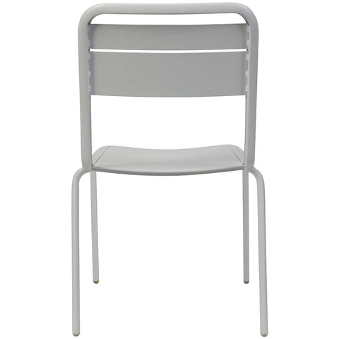 Lambretta Chair By Dolce Vita In White, Viewed From Back