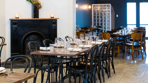 Liberty Table Base And Bentwood Chairs In The Main Dining Area At Farina 00 Pasta And Wine