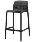 Lido Counter Stool By Nardi In Anthracite, Viewed From Angle In Front