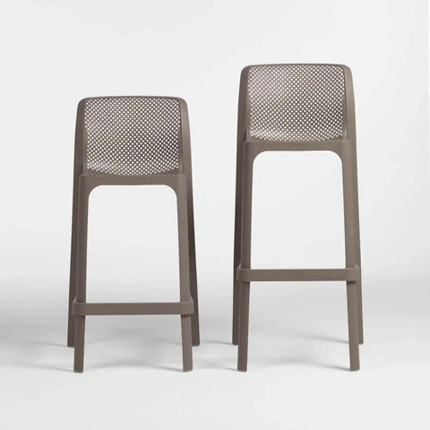 Lido Bar Stool By Nardi In Taupe