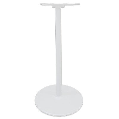 Luna-Table-Base-at-Bar-Height-with-Matt-White-Base-&-Column-Viewed-From-Front-Angle