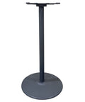 Luna-Table-Base-At-Bar-Height-In-Anthracite-Base-And-Column-Viewed-From-Front