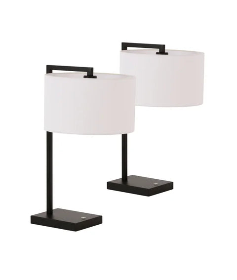 Mara Table Lamp With USB Port - 2 Pack