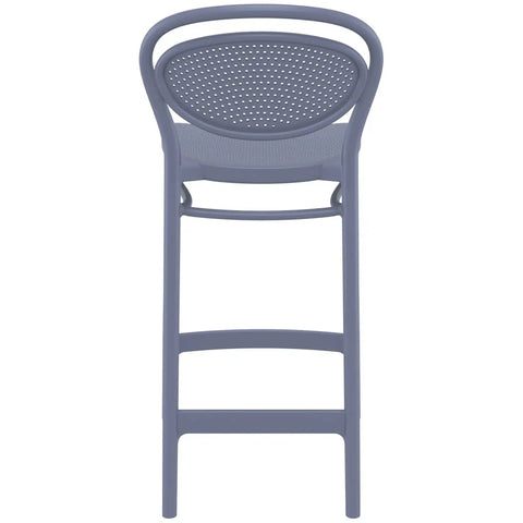Marcel Counter Stool By Siesta In Anthracite, Viewed From Behind