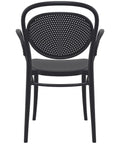 Marcel XL Armchair By Siesta In Black, Viewed From Behind