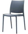 Maya Chair By Siesta In Anthracite, Viewed From Angle In Front