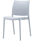 Maya Chair By Siesta In Silver Grey, Viewed From Angle In Front