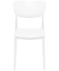 Monna Chair By Siesta In White, Viewed From Front