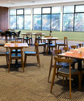 Mulberry Armchairs With Walnut Table Tops And Carlita Table Bases And Zoltan Chairs At The Bridgeway Hotel