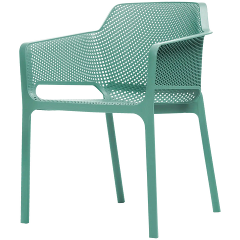 Nardi Net Armchair In Green, Viewed From Front Angle