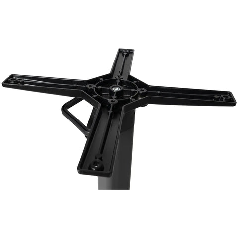 Nemo By Scab Design Folding Table Base In Anthracite, View Of Top Plate